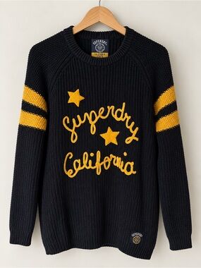Superdry California State Varsity Chunky Knit Sweater XS